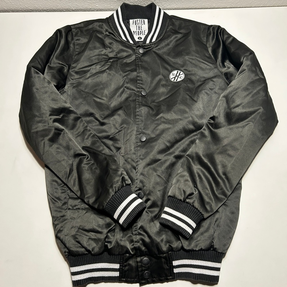 Foster The People Limited Edition Sacred Hearts Club Tour Bomber Jacket Mens (S)